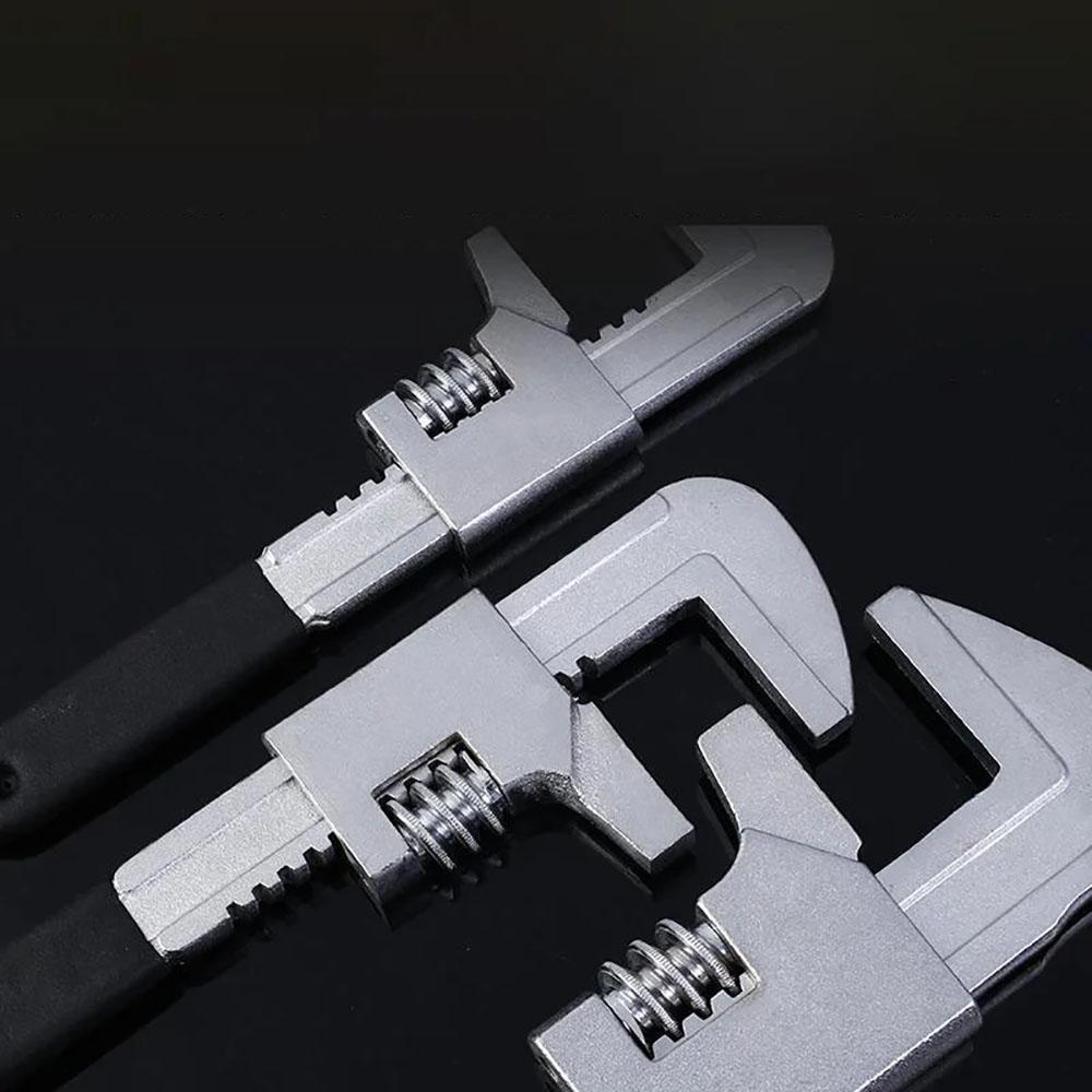 9" 11" 15" F-Typ Winkelrohrschlüssel Verstellbarer Multifunktions-Rohrschlüssel mit großer Öffnung Sanitärzange Pumpen-Armaturen-Reparaturwerkzeuge