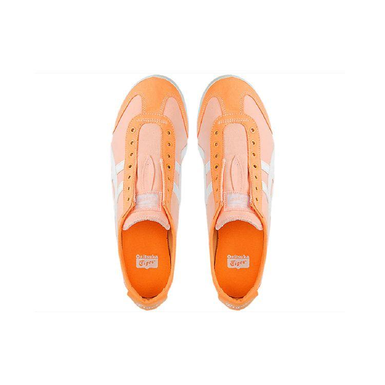 ONITSUKA TIGER Mexico 66 Slip-On Easy To Wear Comfortable Breathable Lightweight Low-Top Casual Shoes Unisex Sneaker Orange 1183A360-700