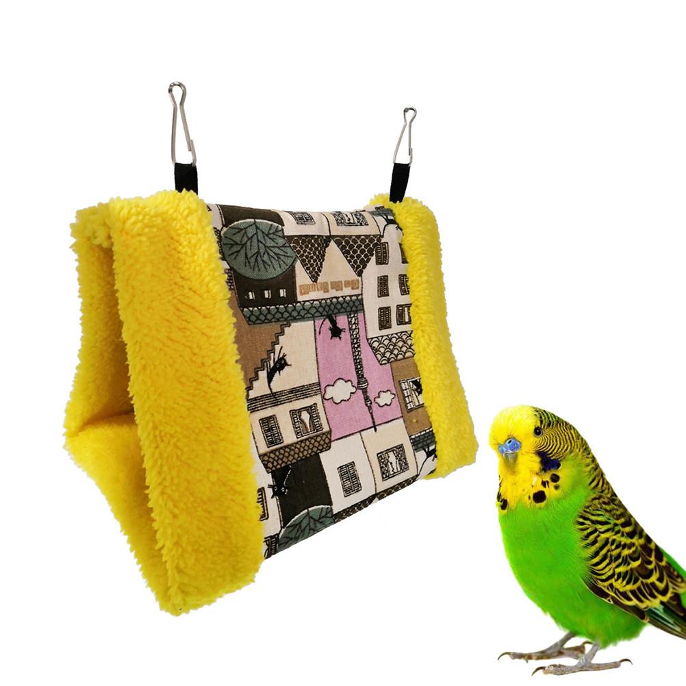 Bird Nest Parrot Hanging Hammock Hammocks Sleeping Warm Warmer Cozy Hut Birds