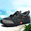 Summer Men's Shoes Breathable New Mesh Surface Shoes Hiking Shoes Men's Outdoor Leisure Leather Sports Mesh Shoes Trendy Shoes