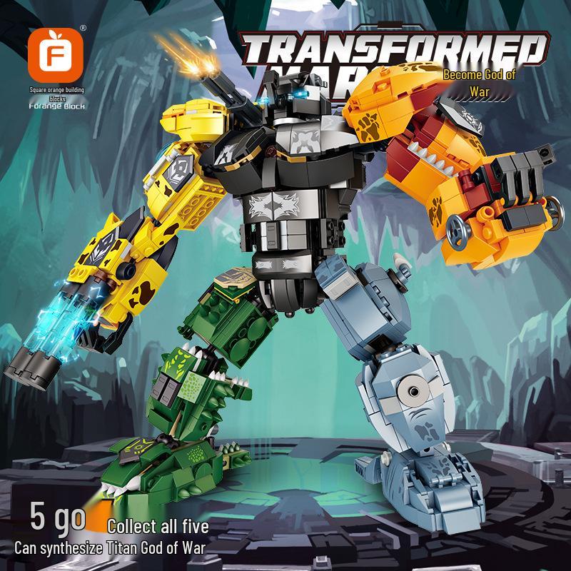 

Fangcheng FC1022 Dinosaur Mecha Robot Building Blocks Toy for Kids