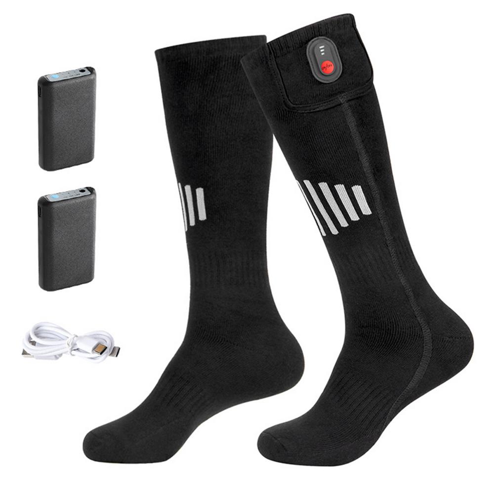 Heating Socks With Battery Box Washable Anti-Cold Men Thermal Heated Foot Warmer Outdoor Camping Ski Sports Wnter