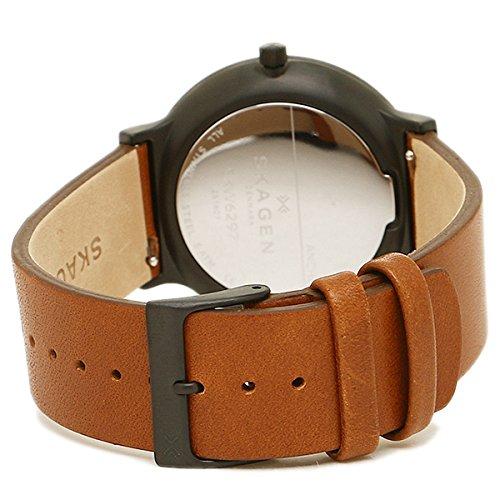 Skagen SKW6297 Wristwatch in White, Black, and Brown [Parallel Import]