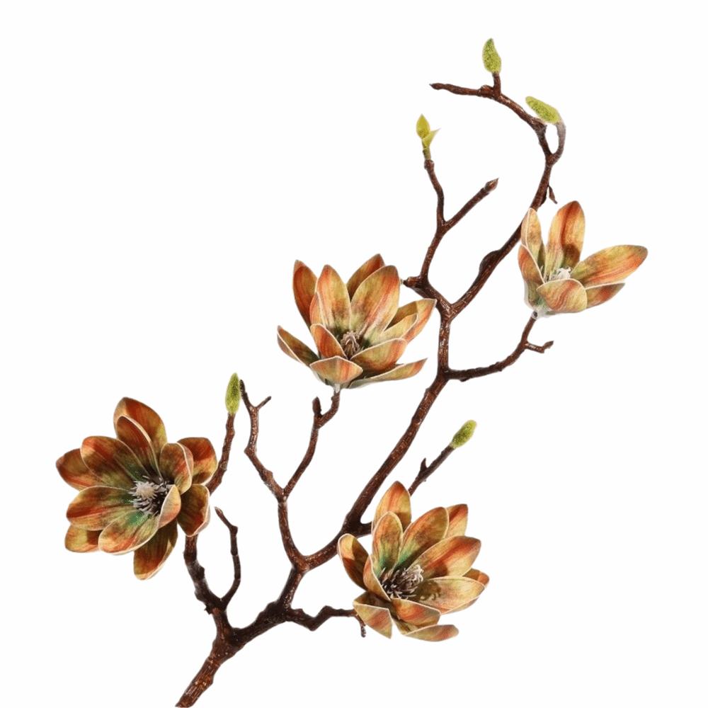 Blossom Artificial Faux Plants Multi-Bloom Plastic Fake Flower  Home Decor