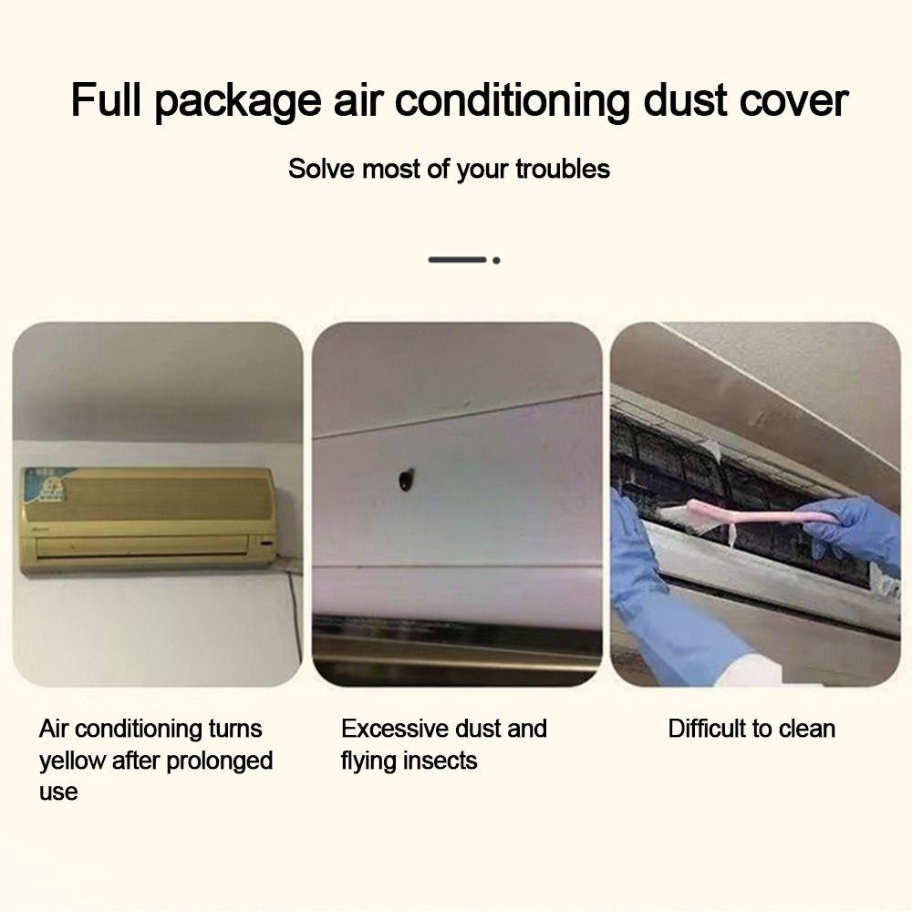 1Pcs Wall Mounted Air Conditioning Cover Elastic Fabric Air Conditioner Protector Fan Dust Cover
