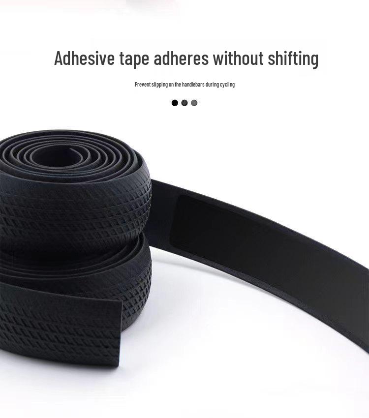 Comfort Grip Non-Slip Road Bike Handlebar Tape with Silicone Straps - Wear-Resistant Protection for Off-Road Drop Bars