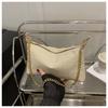 2025 new holiday style straw weaving women's summer popular weaving seaside beach large capacity chain shoulder tote bag