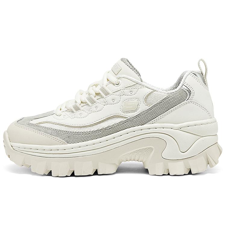 Skechers Hi-Ryze Honey Cake Обувь Удобная Легкая Низкие Папины Кроссовки Женская кроссовка Кремово-белый 177234-OFWT 38.5