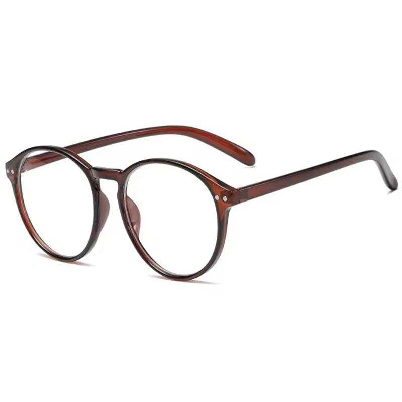 Retro Acetate Round Prescription Glasses Frame Women Men Optical Myopia Photochromic Eyewear 0 -0.5 -1.0 -2.0 To -6.0