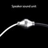 Monitor Walkie Security Anti Radiation Single Stereo Mobile Phone with Air Pipe 3.5mm Spring Earphone Headset Earbuds Earpiece