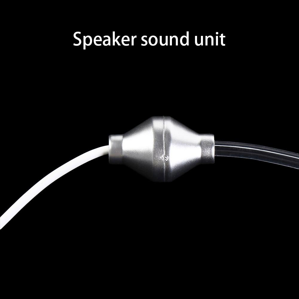 Monitor Walkie Security Anti Radiation Single Stereo Mobile Phone with Air Pipe 3.5mm Spring Earphone Headset Earbuds Earpiece