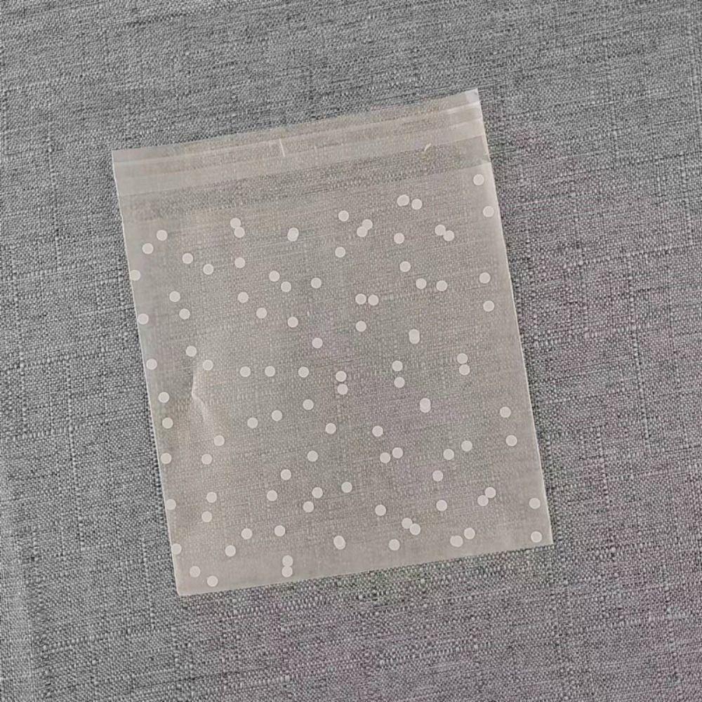 100pcs Self-adhesive Cookie Bag Transparent Gift Bag Baking Supplies Candy Bag  Cookies Packing