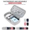 Cable Storage Bag Waterproof Digital Electronic Organizer Portable USB Data Line Charger Plug Storage Bag Travel Cable Organizer