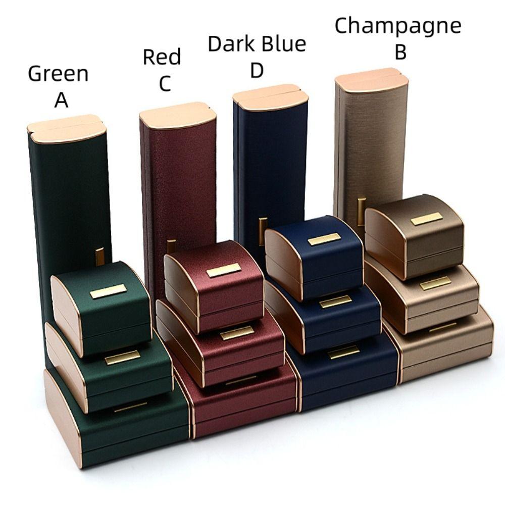 Exquisite Leather Jewel Box Luxury Jewelry Storage Box  Ring/necklace/bracelet Storage