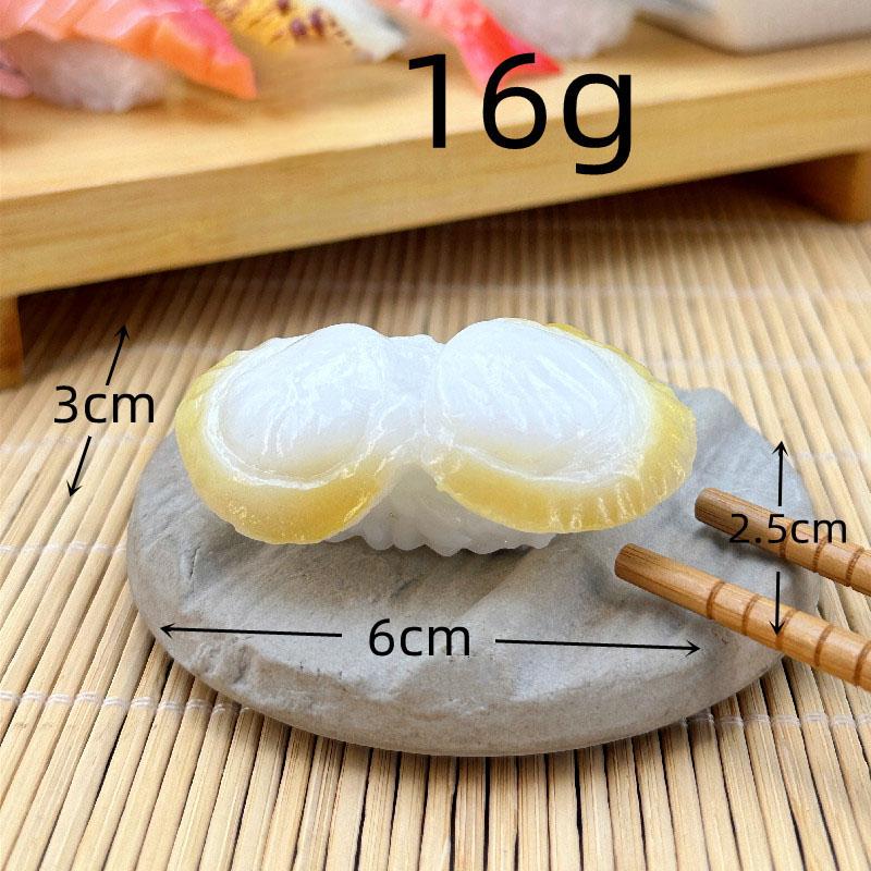 Symulacja 3d Model Sushi Zabawki do gotowania Japońskie jedzenie Sushi z łososiem Kulka ryżowa Symulacja Model jedzenia Rekwizyty wystawowe Brelok Biżuteria