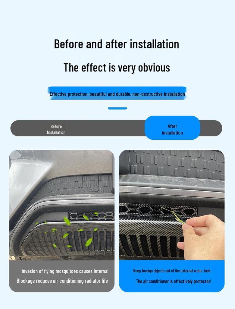 BYD 24 Yuan UP Lower Grille Mesh - Anti-Insect, Anti-Sand, Anti-Dust.