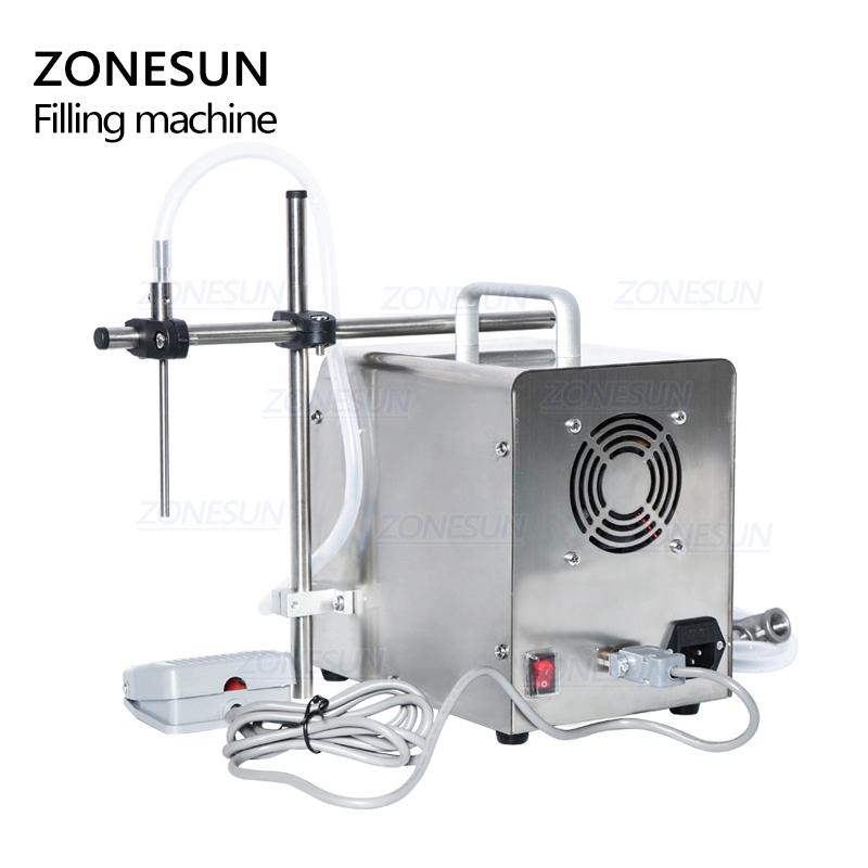 ZONESUN ZS-YTPP6001 Semi-Automatic Filling Machine Essential Oil Beverage Peristaltic Pump Filler Milk Perfume Cosmetic Bottle