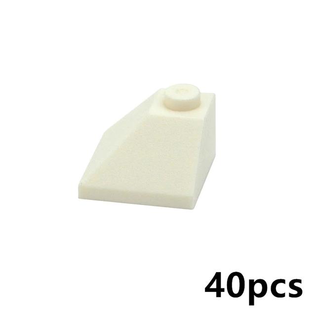 30pcs Compatible 4460 DIY Building Blocks Slope 75° 1x2x3 Thick Figure Bricks Educational Creative Toys For Children Gifts