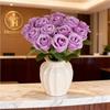Silk Rose Simulation Flowers Small Bundle Artificial Flowers Home Decoration  Photography Props