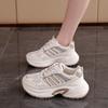 High-end dad shoes women's spring 2025 new stepping on shit soft sole showing feet small casual sports shoes women 2115