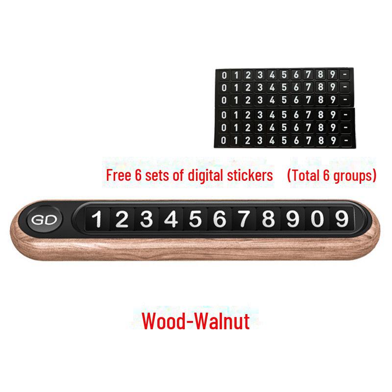 

Пользовательский светящийся DIY автомобильный номер телефона парковочный знак