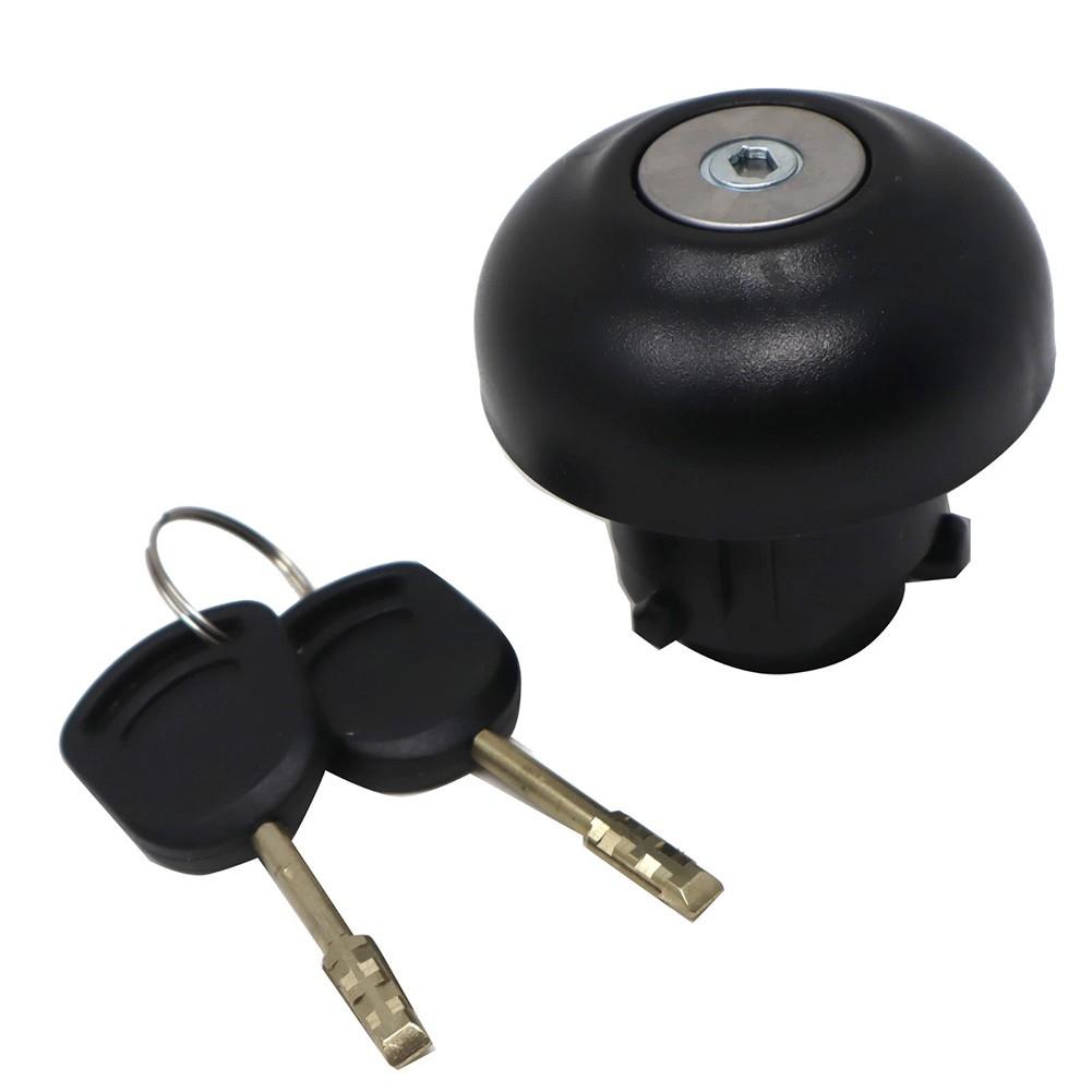 With 2 Keys Fuel Filler Cap Fuel Tank Lock Metal Construction