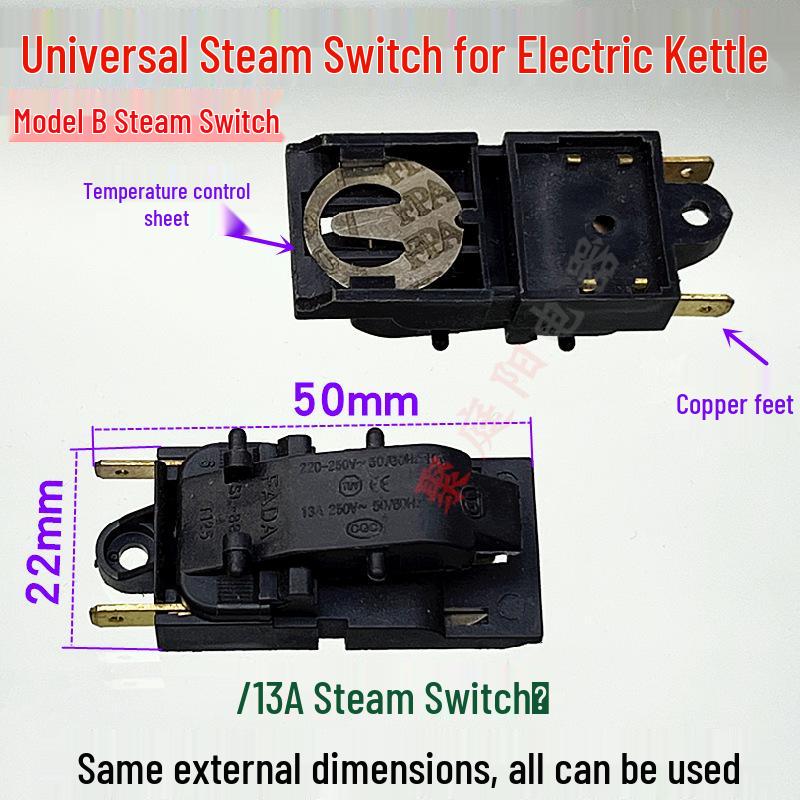 SL-888 Elektrischer Wasserkocher mit Temperaturregelung und automatischer Abschaltung black