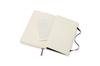 Moleskine Note Classic Notebook Soft Cover Horizontal Ruled Large Size 13cm X Height Black QP616 (Width 21cm)