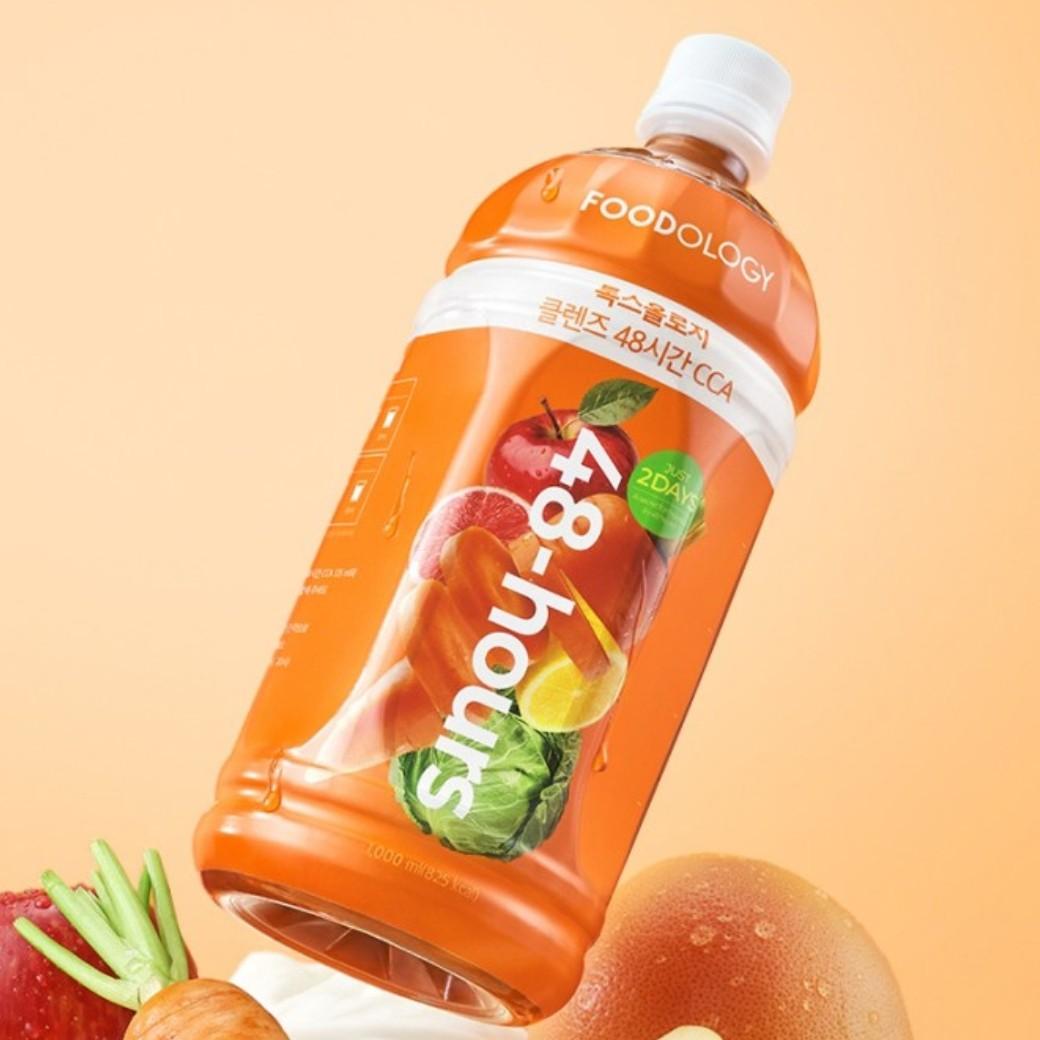 

[Foodology] Greenology 48-Hour / Toxology Cleanse 48 Hours CCA / ABC Detox Juice (3 Types), 1L Toxology Cleanse 48 Hours CCA