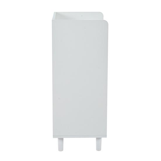 Shoe Cabinet Large Capacity Strong Load Bearing Dustproof Upholstered Seat with Bench Store Shoes Smooth Edge Shoe Changing Stool