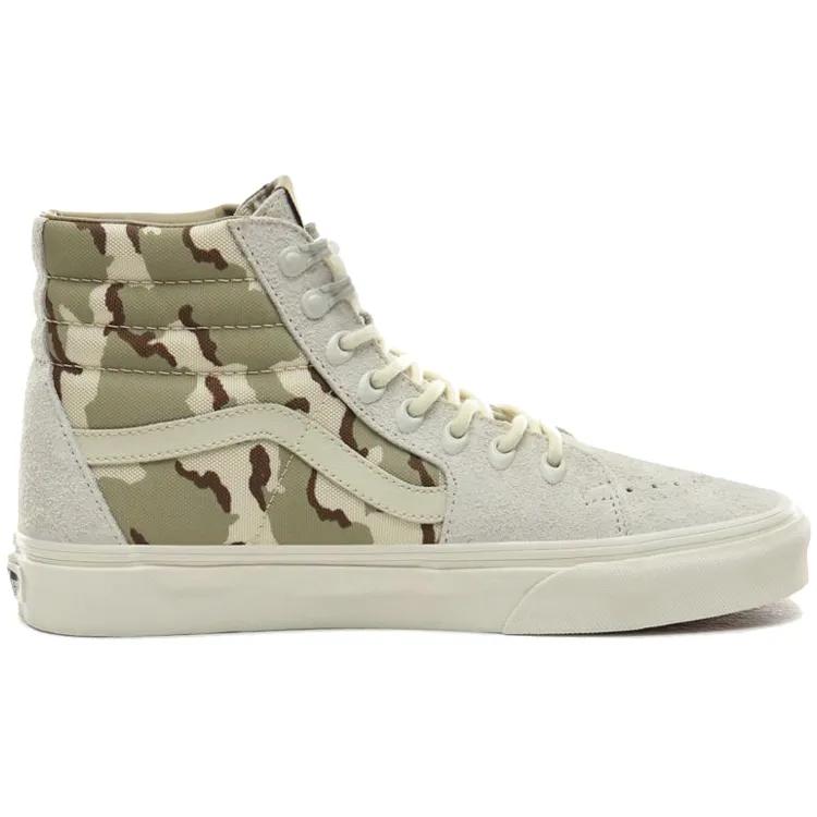 Vans Sk8-Hi Cordura 'White Camo' (Unisex) White / Asparagus / Camo Skate Shoes VN0A4BV6VZK