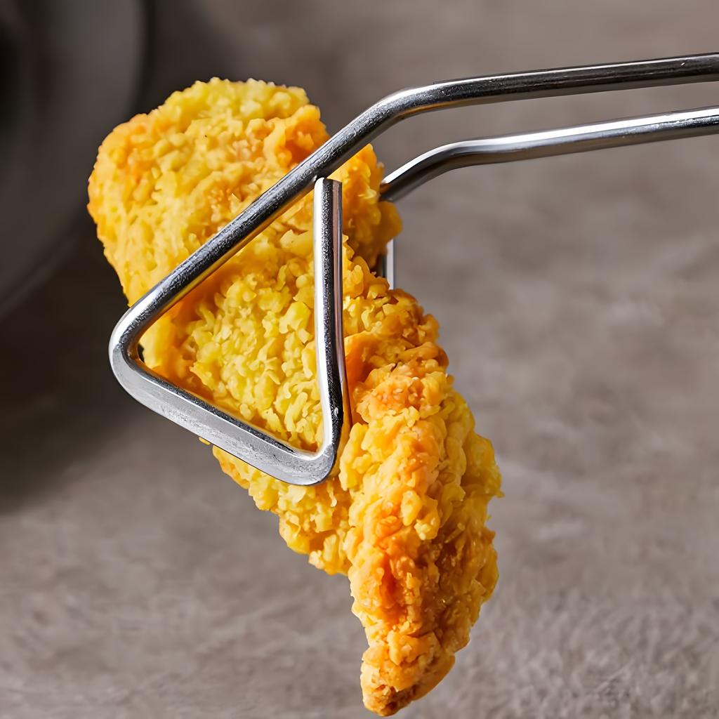 1pcs Stainless Steel Food Clip Bread Clip Multifunctional Kitchen Clip Line Type Barbecue Clip Cooking Clip Barbecue Clip Dessert Clip Steak Clip