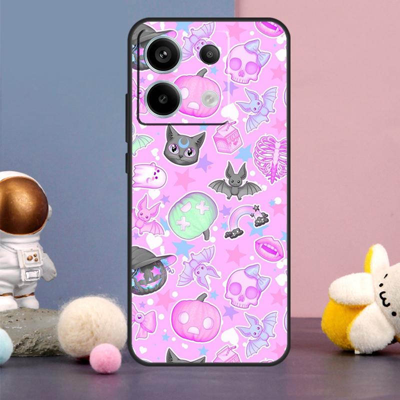 Pastel Goth Witchy Case For Xiaomi Redmi Note 14 9 10 11 12 13 15 Pro Plus Redmi 15 15C 14C 10C 12C 13C Cover