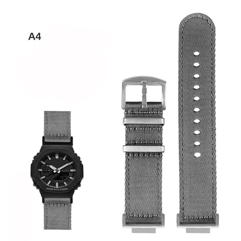 Nylonowy Pasek do Zegarka Canvas Dla GSHOCK Casio DW5600 DW-5600 GA110 GA100 GA120 GM2100 GA2100 GA2110 Zmodyfikowany Pasek Sportowy Pasek