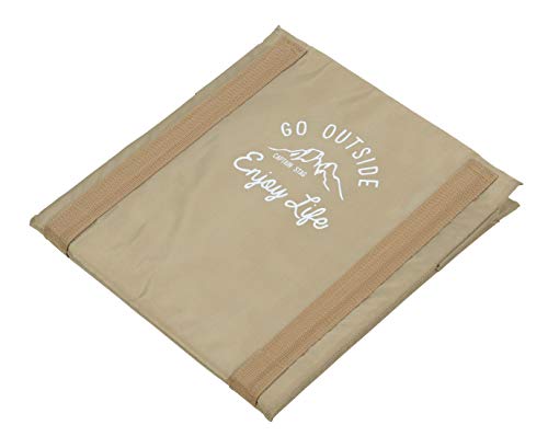 Captain Stag Camping Equipment Folding Chair, Zabuton Chair Mat, FD Chair Mat, Khaki, Monte (UB-3053)