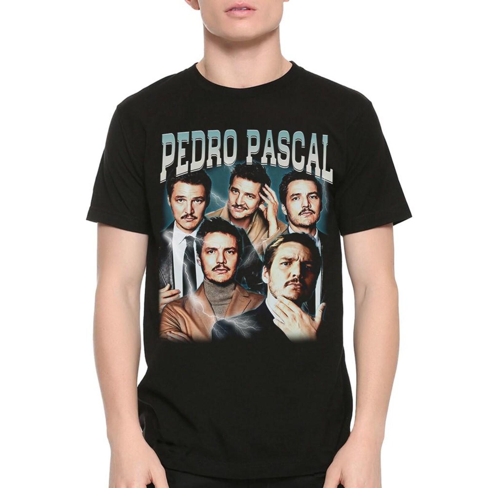 Pedro Pascal Photo Collage T-Shirt, Men s and Women s Sizes (PED-35111) M