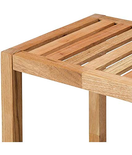 Francfranc Min Wide Shelf, Natural (W650xH845) - Rack, Natural Wood, Wooden Shelf, Wall Shelf
