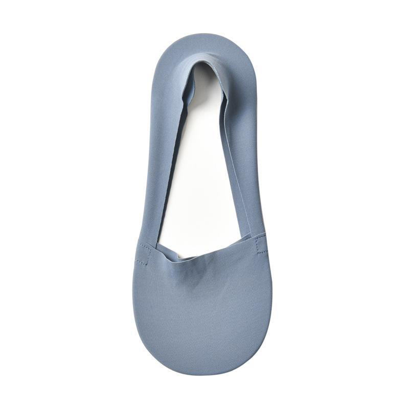 Women's Summer Non-Slip Invisible Boat Socks - Thin, Breathable Ice Silk with Deodorant Pure Cotton Bottom