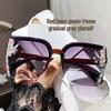 red frame gray gradient lens