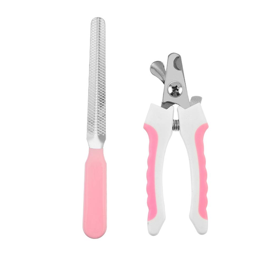 Pet Dog Nail Scissors With Nail File Professional Stainless Steel Nail Clipper Grooming Trimmer Pets Accessories