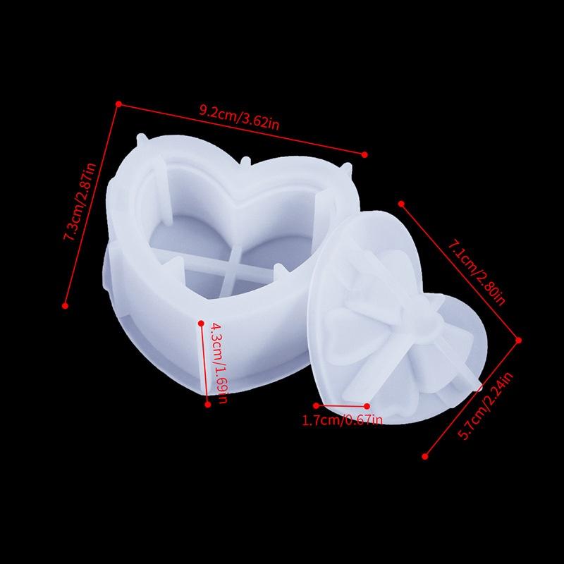 Matriță Gips Matriță Rășină Alimentară Matriță Cutie Cadou Crăciun Ușor de Îndepărtat Pentru Proiecte DIY Soluție de Depozitare Fabricare Lumânări