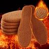 Winter-Alpaka-Wolle-Einlegesohlen, weicher Plüsch, warm, verdickter Fuß, thermische Schuheinlage für Damen und Herren, atmungsaktiv, Schneestiefel, Schuhe, Wärmekissen
