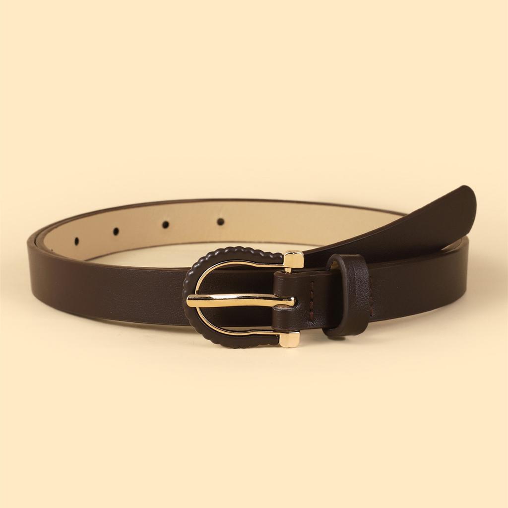 Feel Paint, Women'S Belt, Thin Retro Belt, Simple.