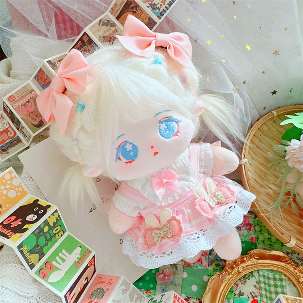 niannyyhouse 20cm Plush Toy Clothes - Shirt, Dress, Accessories - Cotton Doll - Dress-up