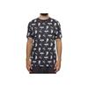 Puma X The Smurfs Collaboration Breathable Cartoon Print Crew Neck Short Sleeve T-Shirt Men Tops Black 622190-13