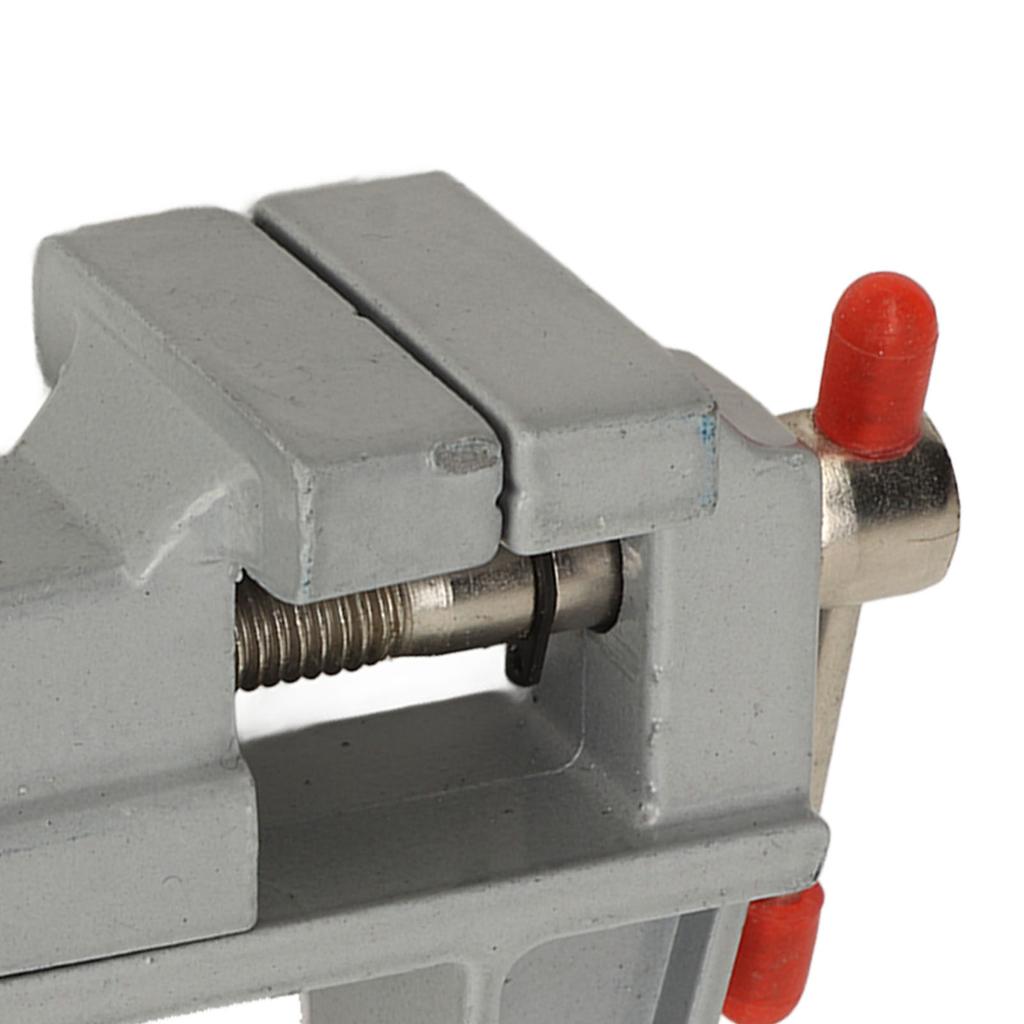 Mini Bench Vise 31.5mm Jaw Opening Table Clamp Aluminum Alloy for DIY Jewelry Repairing