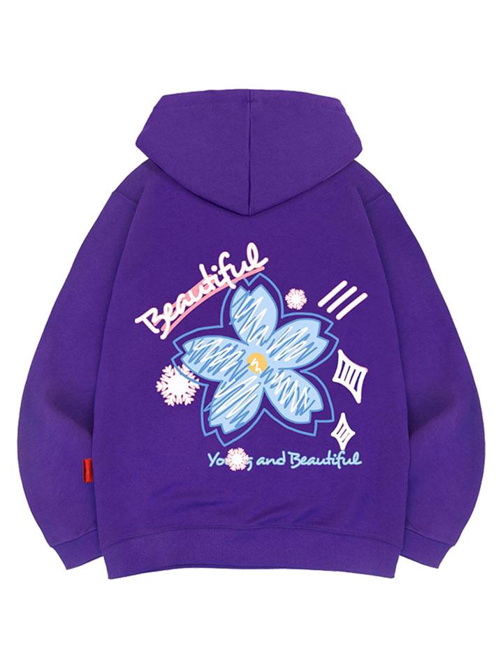 Beautiful Flower Hoodie Unisex Big Size M~4Xl