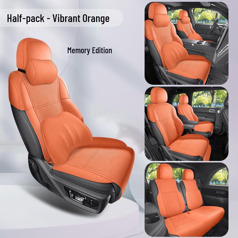 Ideal i8 Suede Saddle Pads: Custom-fit for Six-Seat, Fully Enclosed, Perforated, Breathable Car Seats.