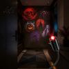 Holiday Atmosphere Lamp Halloween Night Light Projector 6 Horror Projection Discs 360-degree Adjustment USB Car Interior Powered LED for