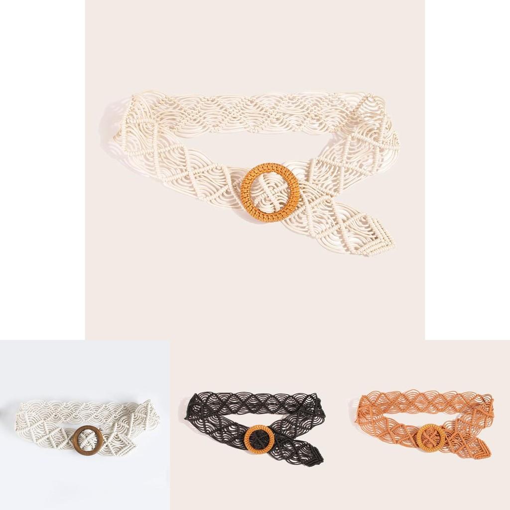 Woven Vintage Waist Belt For Women With Handmade Rope Craft For Summer And Outfits Winter